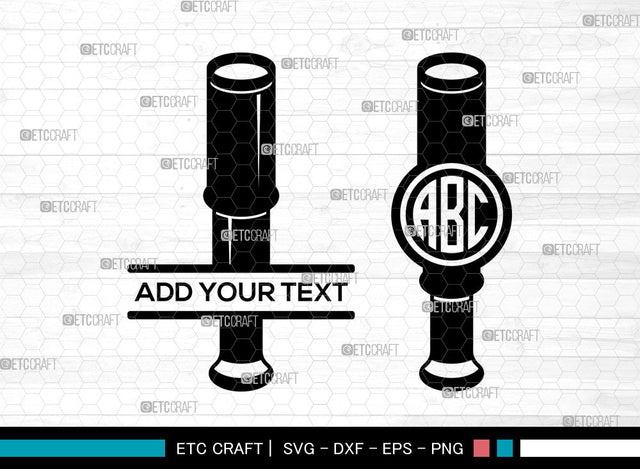 Binocular Monogram SVG, Watching Gear Svg, Telescope Svg, Split Monogram Svg SVG ETC Craft 
