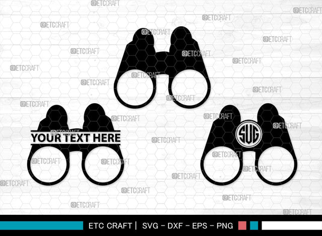 Binoculars Monogram, Binocular Silhouette, Binocular SVG, Eye Spy Svg, Watching Gear Svg, Telescope Svg, Antique Binoculars Svg, SB00469 SVG ETC Craft 