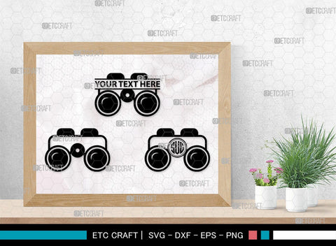 Binoculars Monogram, Binocular Silhouette, Binocular SVG, Eye Spy Svg, Watching Gear Svg, Telescope Svg, Antique Binoculars Svg, SB00469 SVG ETC Craft 