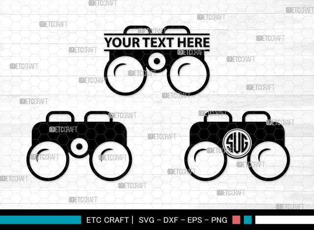 Binoculars Monogram, Binocular Silhouette, Binocular SVG, Eye Spy Svg, Watching Gear Svg, Telescope Svg, Antique Binoculars Svg, SB00469 SVG ETC Craft 