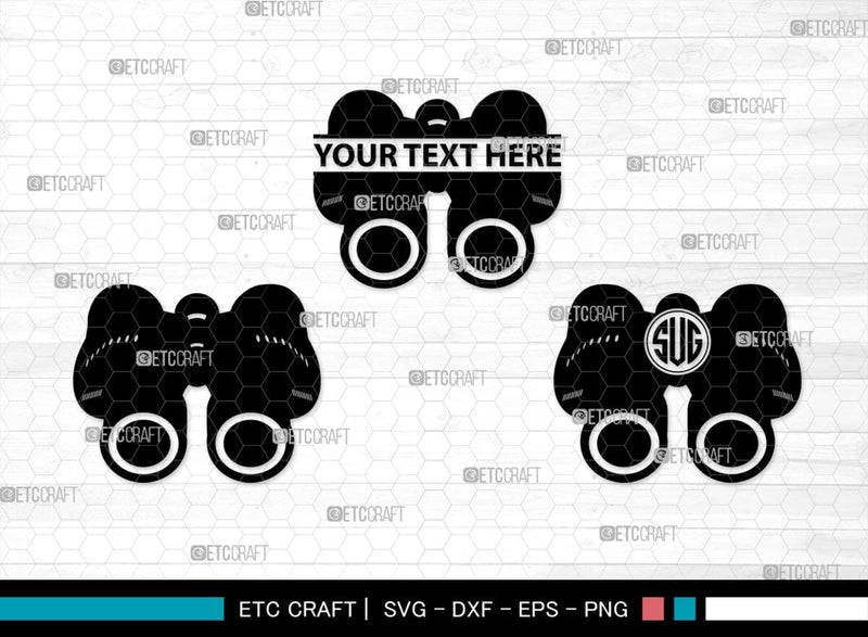 Binoculars Monogram, Binocular Silhouette, Binocular SVG, Eye Spy Svg, Watching Gear Svg, Telescope Svg, Antique Binoculars Svg, SB00469 SVG ETC Craft 