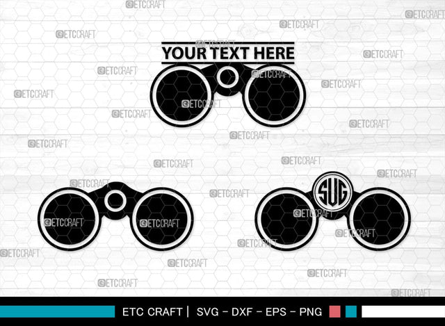 Binoculars Monogram, Binocular Silhouette, Binocular SVG, Eye Spy Svg, Watching Gear Svg, Telescope Svg, Antique Binoculars Svg, SB00469 SVG ETC Craft 