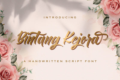 Bintang Kejora - Handwritten Font Font StringLabs 