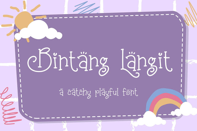 Bintang Langit Font Abo Daniel Studio 