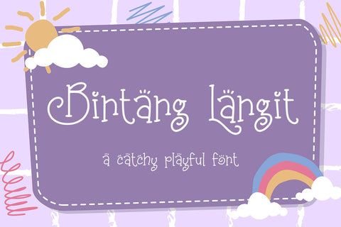 Bintang Langit Font Abo Daniel Studio 