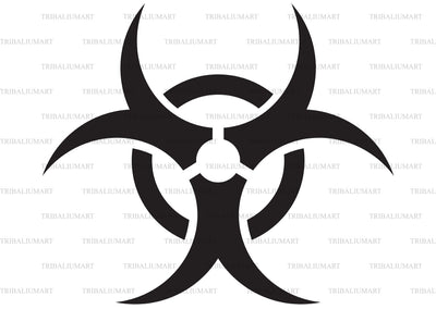 Biohazard symbol SVG TribaliumArtSF 