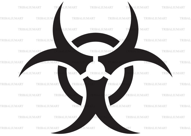 Biohazard symbol SVG TribaliumArtSF 