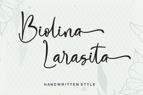 Biolina Larasita Font Afandi Studio 