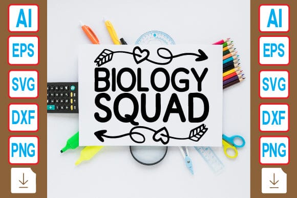 Biology Squad SVG Craftlabsvg24 