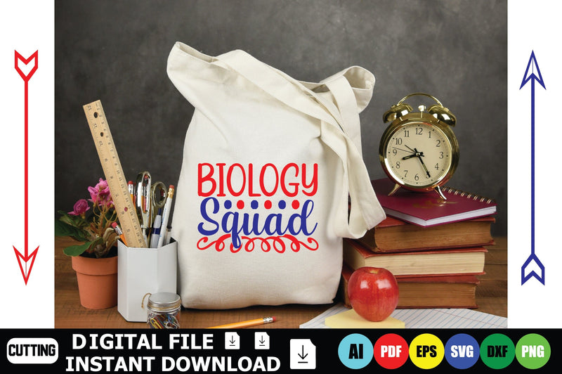 Biology Squad SVG Shahin alam 