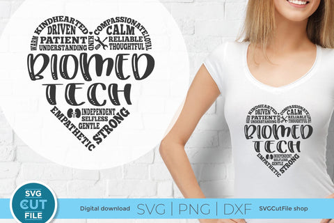 Biomed Tech svg, a BioMedical Technician svg for crafters SVG SVG Cut File 