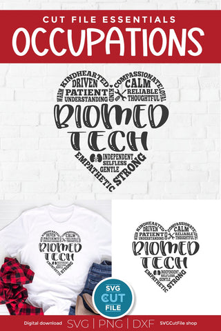 Biomed Tech svg, a BioMedical Technician svg for crafters SVG SVG Cut File 