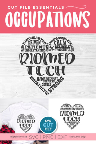 Biomed Tech svg, a BioMedical Technician svg for crafters SVG SVG Cut File 