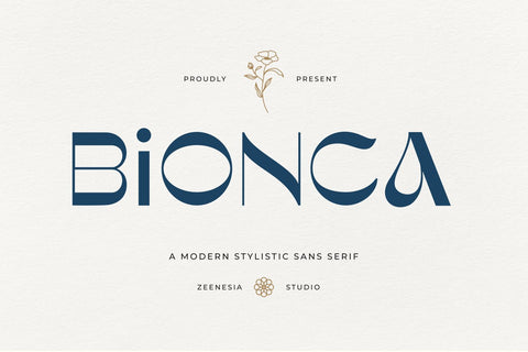 Bionca Font Zeenesia Std 
