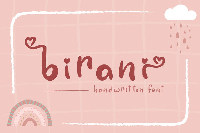 Birani - Lovely Handwritten Font Font Attype studio 