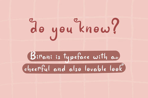 Birani - Lovely Handwritten Font Font Attype studio 