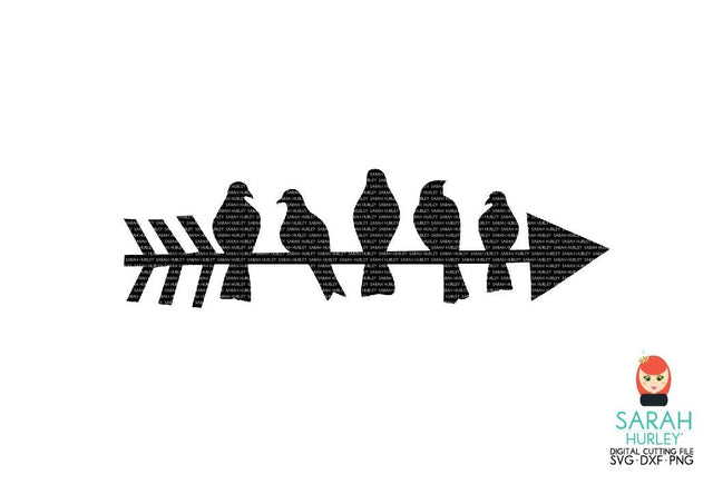 Bird Arrow SVG Sarah Hurley 