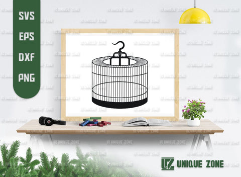 Bird Cage SVG Bundle, Cage Silhouette, Bird Home Svg, Bird House Svg, Dove Cage Svg, SVG Unique Zone 
