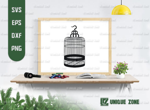 Bird Cage SVG Bundle, Cage Silhouette, Bird Home Svg, Bird House Svg, Dove Cage Svg, SVG Unique Zone 