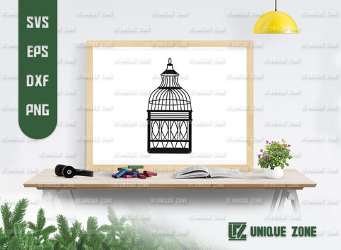 Bird Cage SVG Bundle, Cage Silhouette, Bird Home Svg, Bird House Svg, Dove Cage Svg, SVG Unique Zone 