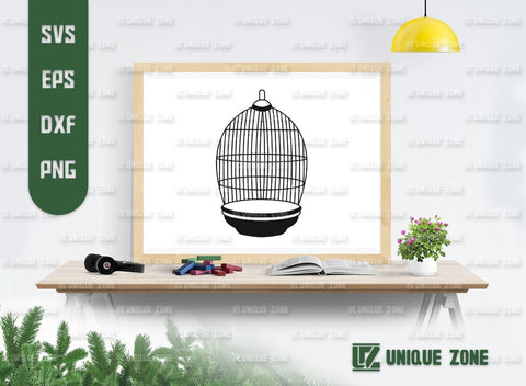 Bird Cage SVG Bundle, Cage Silhouette, Bird Home Svg, Bird House Svg, Dove Cage Svg, SVG Unique Zone 