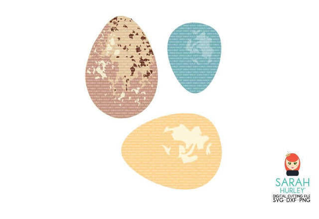 Bird Eggs SVG Sarah Hurley 