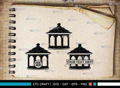 Bird House Monogram, Bird House Silhouette, Bird House SVG, Nest Svg, Wildlife Svg, Bird Lover Svg, Nest House, SB00014 SVG ETC Craft 