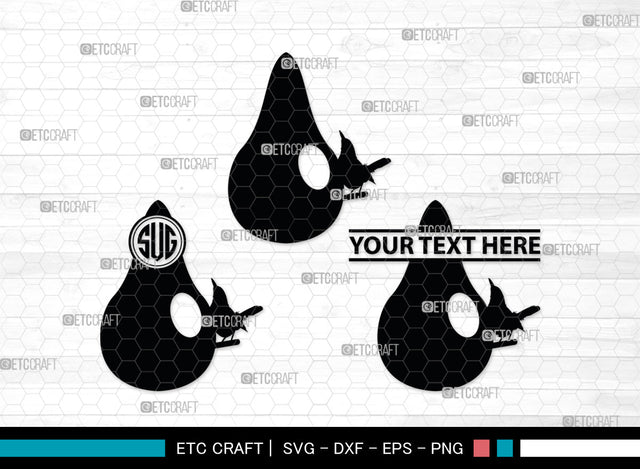 Bird House Monogram, Bird House Silhouette, Bird House SVG, Nest Svg, Wildlife Svg, Bird Lover Svg, Nest House, SB00014 SVG ETC Craft 