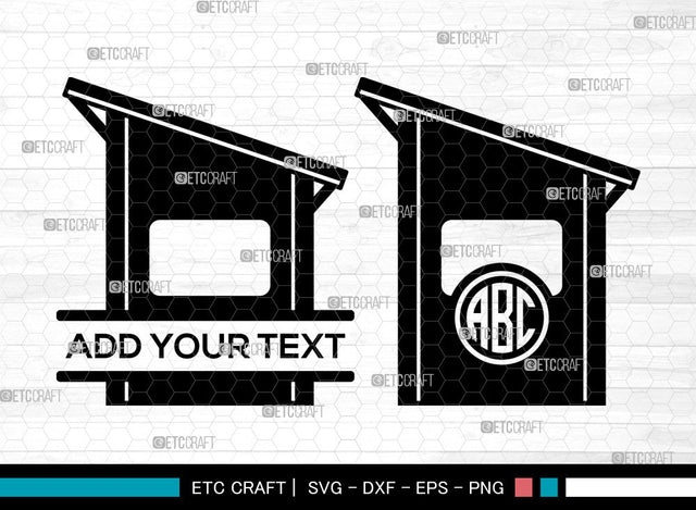 Bird House Monogram SVG, Circle Monogram, Bird Home Svg, Bird Home Icon Svg, Nesting Box Svg, Wooden Bird Houses Svg, Bird House Bundle SVG ETC Craft 