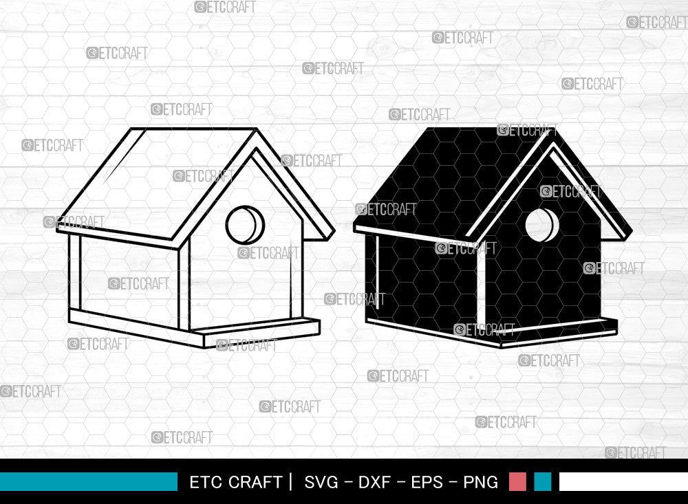 Bird House SVG, Bird Home Svg, Bird Home Icon Svg, Nesting Box Svg ...