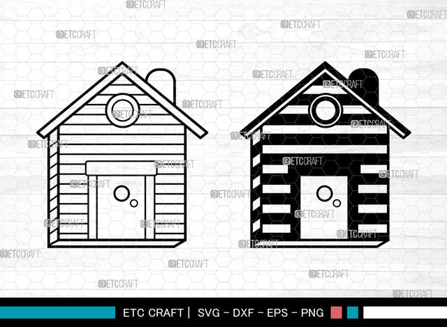 Bird House SVG, Bird Home Svg, Bird Home Icon Svg, Nesting Box Svg, Wooden Bird Houses Svg, Bird House Bundle SVG ETC Craft 