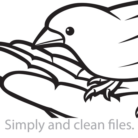 Bird in hand SVG TribaliumArtSF 
