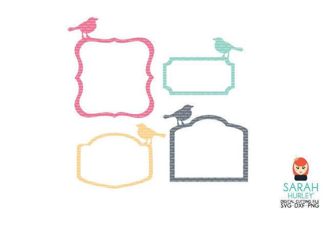 Bird Labels SVG Sarah Hurley 
