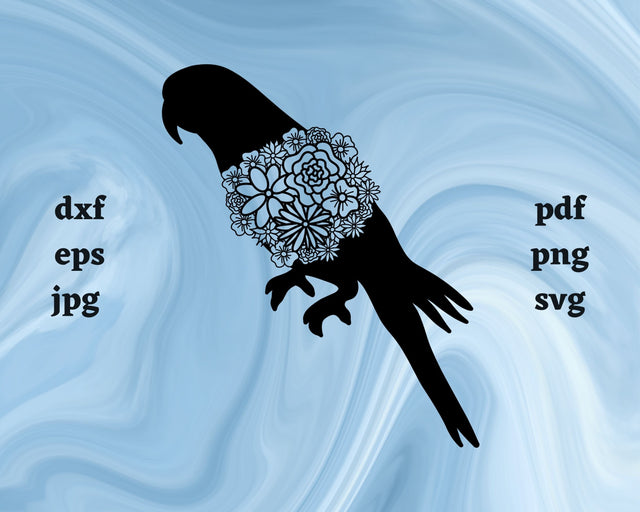 Bird Mandala SVG Cut File SVG Northern Light SVG 