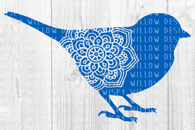 Bird Mandala SVG Wispy Willow Designs 