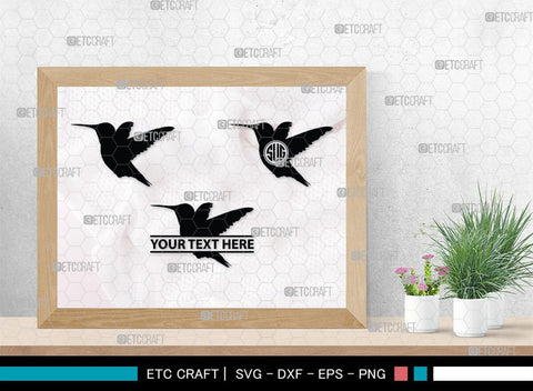 Bird Monogram, Bird Silhouette, Bird SVG, Parrot Svg, Sparrow Svg, Hummingbird Svg, SB00229 SVG ETC Craft 