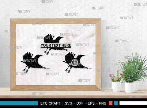 Bird Monogram, Bird Silhouette, Bird SVG, Parrot Svg, Sparrow Svg, Hummingbird Svg, SB00229 SVG ETC Craft 