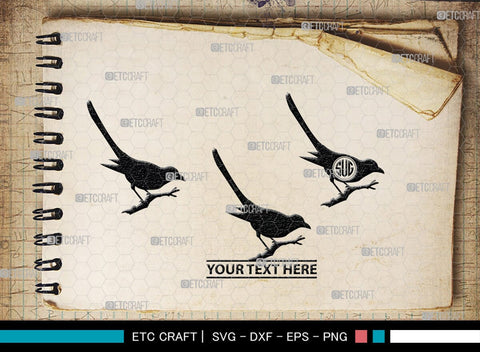 Bird Monogram, Bird Silhouette, Bird SVG, Parrot Svg, Sparrow Svg, Hummingbird Svg, SB00229 SVG ETC Craft 