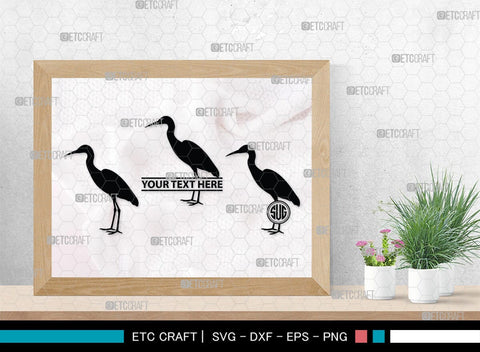 Bird Monogram, Bird Silhouette, Bird SVG, Parrot Svg, Sparrow Svg, Hummingbird Svg, SB00229 SVG ETC Craft 