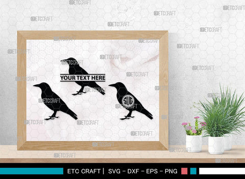 Bird Monogram, Bird Silhouette, Bird SVG, Parrot Svg, Sparrow Svg, Hummingbird Svg, SB00229 SVG ETC Craft 