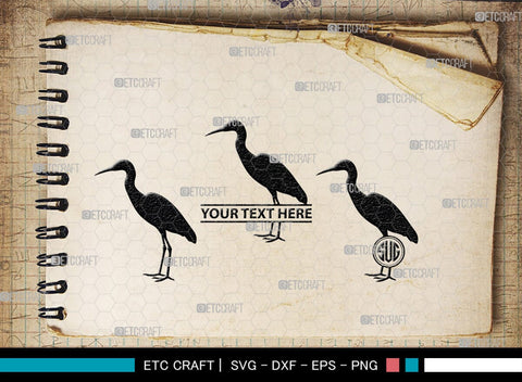 Bird Monogram, Bird Silhouette, Bird SVG, Parrot Svg, Sparrow Svg, Hummingbird Svg, SB00229 SVG ETC Craft 