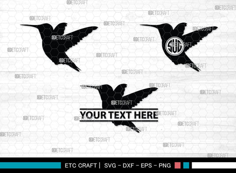 Bird Monogram, Bird Silhouette, Bird SVG, Parrot Svg, Sparrow Svg, Hummingbird Svg, SB00229 SVG ETC Craft 