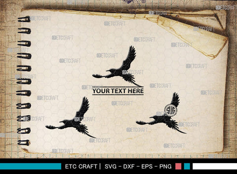 Bird Monogram, Bird Silhouette, Bird SVG, Parrot Svg, Sparrow Svg, Hummingbird Svg, SB00229 SVG ETC Craft 