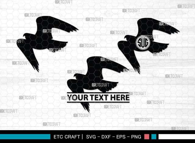 Bird Monogram, Bird Silhouette, Bird SVG, Parrot Svg, Sparrow Svg, Hummingbird Svg, SB00229 SVG ETC Craft 