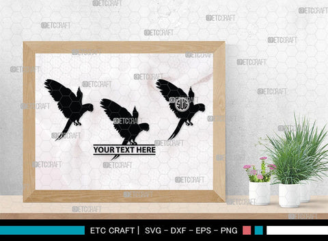 Bird Monogram, Bird Silhouette, Bird SVG, Parrot Svg, Sparrow Svg, Hummingbird Svg, SB00229 SVG ETC Craft 