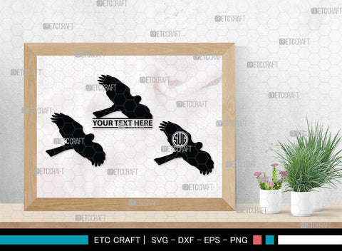 Bird Monogram, Bird Silhouette, Bird SVG, Parrot Svg, Sparrow Svg, Hummingbird Svg, SB00229 SVG ETC Craft 
