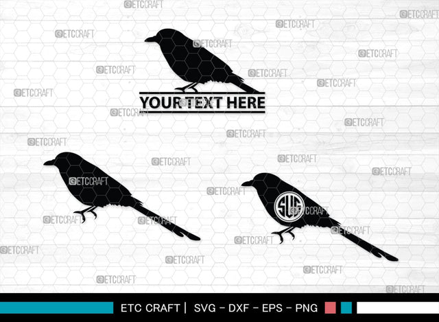 Bird Monogram, Bird Silhouette, Bird SVG, Parrot Svg, Sparrow Svg, Hummingbird Svg, SB00229 SVG ETC Craft 