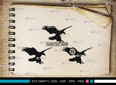 Bird Monogram, Bird Silhouette, Bird SVG, Parrot Svg, Sparrow Svg, Hummingbird Svg, SB00229 SVG ETC Craft 