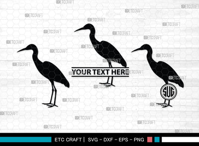 Bird Monogram, Bird Silhouette, Bird SVG, Parrot Svg, Sparrow Svg, Hummingbird Svg, SB00229 SVG ETC Craft 