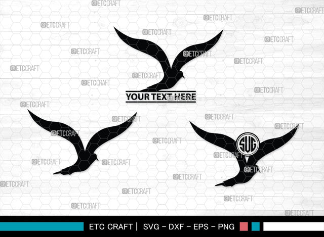 Bird Monogram, Bird Silhouette, Bird SVG, Parrot Svg, Sparrow Svg, Hummingbird Svg, SB00229 SVG ETC Craft 